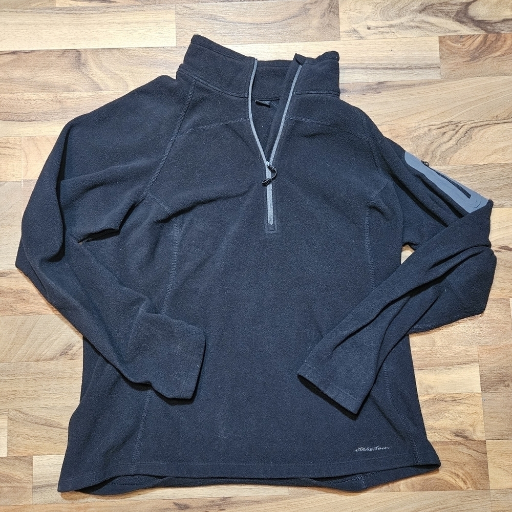 Eddie Bauer First Ascent Fleece Womens Large Black - Picture 1 of 8